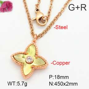 Fashion Copper Necklace  TN7000009baka-G030