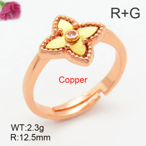 Fashion Copper Ring  TR7000001vbnb-G030