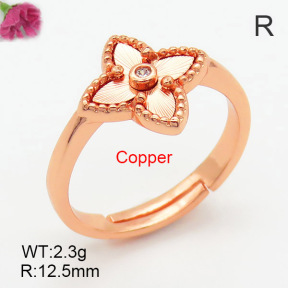 Fashion Copper Ring  TR7000003vbnb-G030