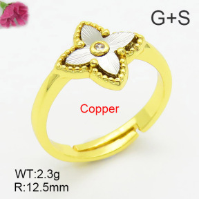 Fashion Copper Ring  TR7000008vbnb-G030