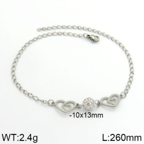 Stainless Steel Anklets  2A9000084ablb-350