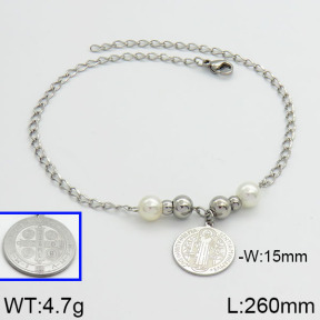 Stainless Steel Anklets  2A9000086ablb-350