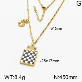 Stainless Stee Necklace  5N4000522bhbl-669