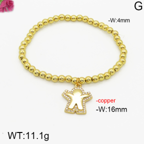 Fashion Copper Bracelet  F5B400408bbov-J101