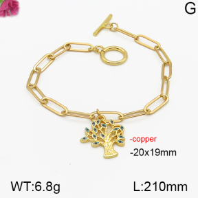 Fashion Copper Bracelet  F5B400433bhva-J101