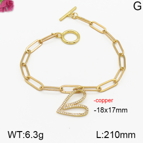 Fashion Copper Bracelet  F5B400434bhva-J101