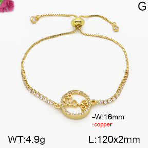 Fashion Copper Bracelet  F5B400446bhva-J101