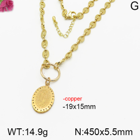 Fashion Copper Necklace  F5N200096vhkb-J101