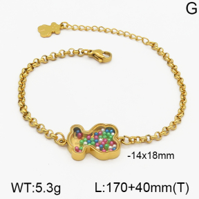 SS Bear Bracelets  TB5000074ahpv-659