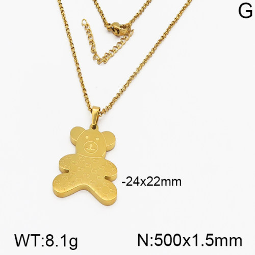 SS Bear Necklaces  TN5000081vhkb-659