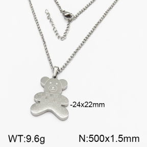 SS Bear Necklaces  TN5000083bhia-659