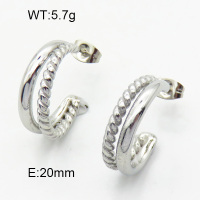 Stainless Steel Earrings  3E2004440vhha-066