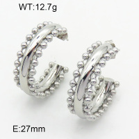 Stainless Steel Earrings  3E2004451bhia-066