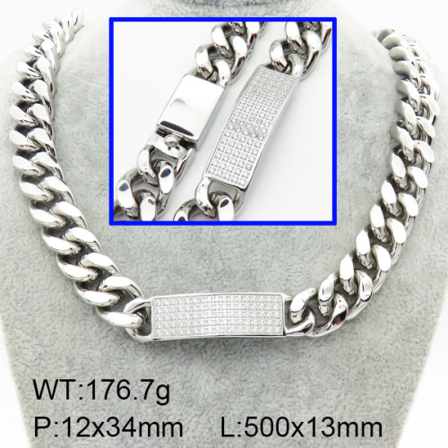 Stainless Steel Necklace  3N4002057aloa-066