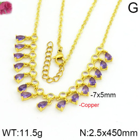 Fashion Copper Necklace  F2N400195vila-J45