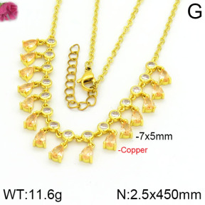 Fashion Copper Necklace  F2N400196vila-J45