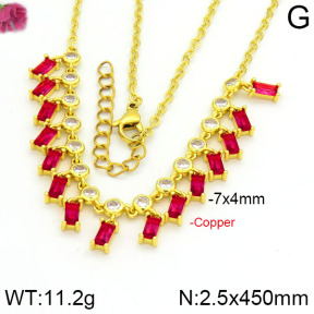 Fashion Copper Necklace  F2N400201vila-J45