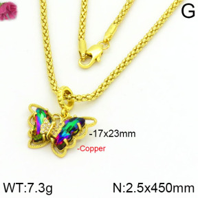 Fashion Copper Necklace  F2N400203ahlv-J45