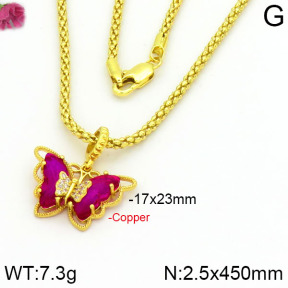 Fashion Copper Necklace  F2N400204ahlv-J45