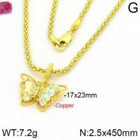 Fashion Copper Necklace  F2N400206ahlv-J45