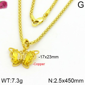 Fashion Copper Necklace  F2N400208ahlv-J45