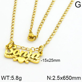 Stainless Steel Necklace  2N2000349vbnb-669