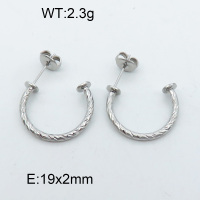 Stainless Steel Earrings  3E2002560bbov-066