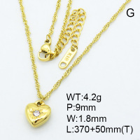 Stainless Steel Necklace  3N4001539vbpb-066