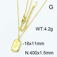 Stainless Steel Necklace  6N2002695vbpb-066