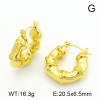 Handmade Polished,Half Ring,Stainless Steel Earrings,7E2000050ahjb-066