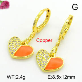 Fashion Copper Earrings  F7E300079ablb-L017