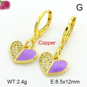 Fashion Copper Earrings  F7E300082ablb-L017