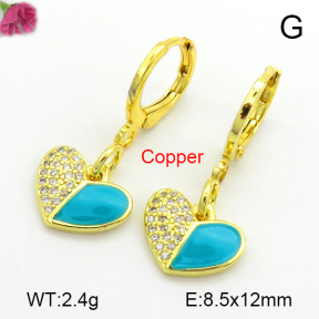 Fashion Copper Earrings  F7E300084ablb-L017
