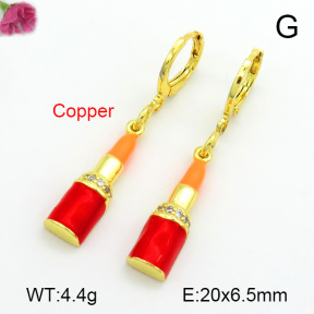 Fashion Copper Earrings  F7E300093vbmb-L017