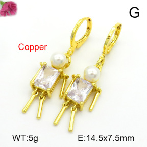 Fashion Copper Earrings  F7E400223bbov-L017