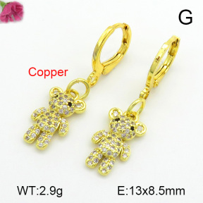 Fashion Copper Earrings  F7E400225vbnb-L017