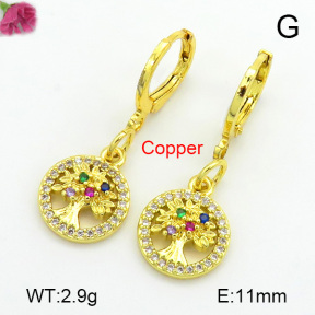 Fashion Copper Earrings  F7E400226ablb-L017