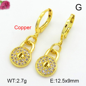 Fashion Copper Earrings  F7E400230ablb-L017