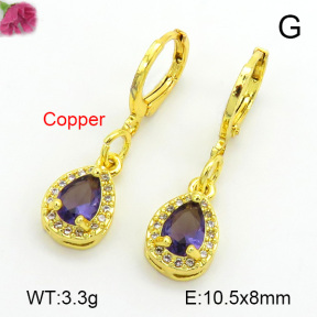 Fashion Copper Earrings  F7E400233ablb-L017
