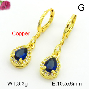 Fashion Copper Earrings  F7E400235ablb-L017