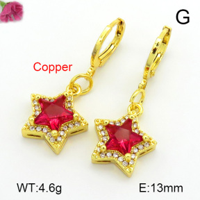 Fashion Copper Earrings  F7E400237ablb-L017