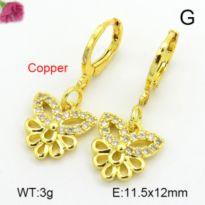 Fashion Copper Earrings  F7E400241ablb-L017