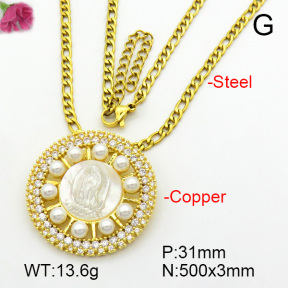 Fashion Copper Necklace  F7N300136aivb-L017