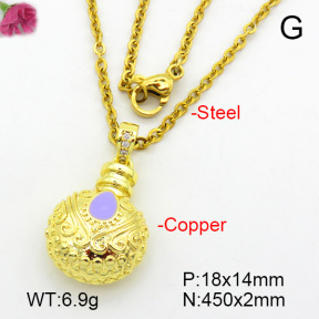 Fashion Copper Necklace  F7N300142aaio-L017