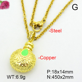 Fashion Copper Necklace  F7N300143aaio-L017