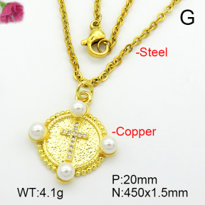 Fashion Copper Necklace  F7N300146baka-L017
