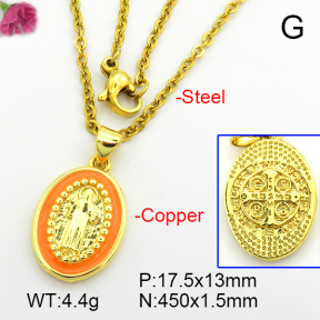 Fashion Copper Necklace  F7N300150vail-L017