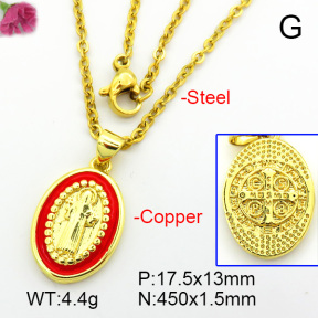 Fashion Copper Necklace  F7N300152vail-L017
