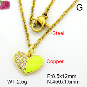 Fashion Copper Necklace  F7N300167vail-L017