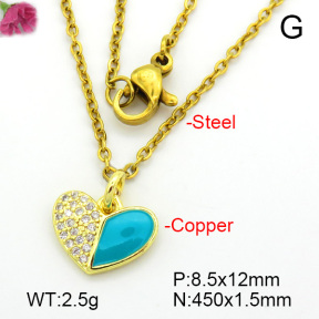 Fashion Copper Necklace  F7N300168vail-L017